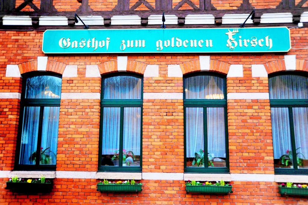 Hotel Zum Goldenen Hirsch Sankt Kilian Exteriér fotografie